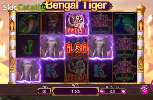 Οθόνη4. Bengal Tiger Κουλοχέρης