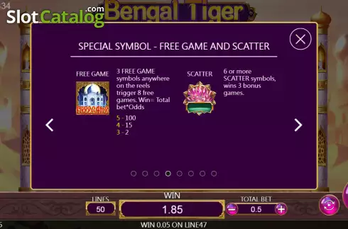 Οθόνη8. Bengal Tiger Κουλοχέρης