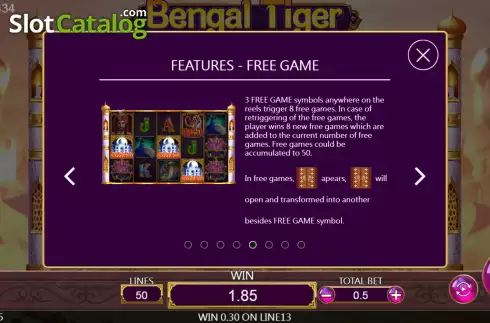 Οθόνη9. Bengal Tiger Κουλοχέρης