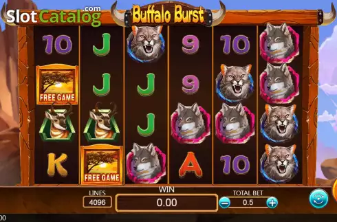 Οθόνη2. Buffalo Burst Κουλοχέρης 