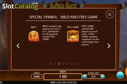 Οθόνη7. Buffalo Burst Κουλοχέρης 