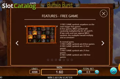 Οθόνη8. Buffalo Burst Κουλοχέρης 