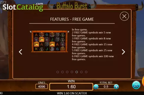 Οθόνη9. Buffalo Burst Κουλοχέρης 