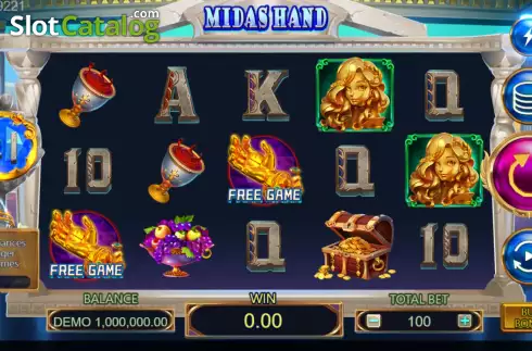Οθόνη2. Midas Hand Κουλοχέρης 