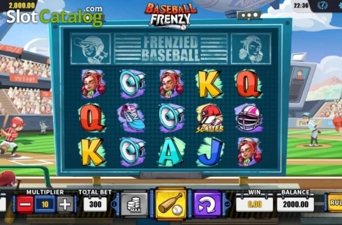 Οθόνη2. Baseball Frenzy Κουλοχέρης