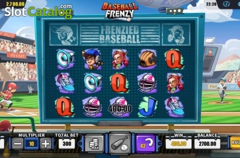 Οθόνη4. Baseball Frenzy Κουλοχέρης