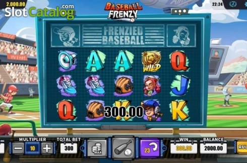 Οθόνη7. Baseball Frenzy Κουλοχέρης
