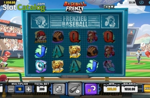 Οθόνη8. Baseball Frenzy Κουλοχέρης