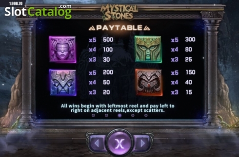 Οθόνη7. Mystical Stones Κουλοχέρης