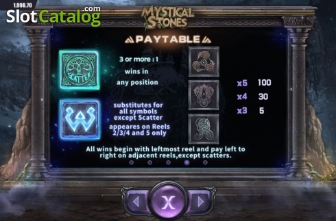 Οθόνη8. Mystical Stones Κουλοχέρης