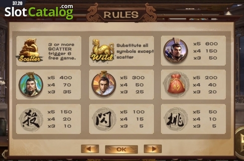 Οθόνη8. Three Kindoms (Dream Tech) Κουλοχέρης 