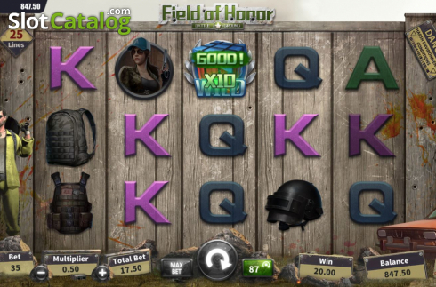 Οθόνη5. Field of Honor Κουλοχέρης