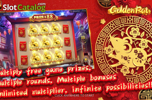 Οθόνη2. Golden Rat (Dream Tech) Κουλοχέρης