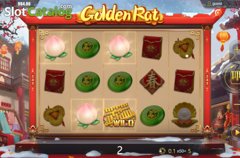 Οθόνη5. Golden Rat (Dream Tech) Κουλοχέρης