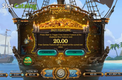 Οθόνη6. Pirates Rampage Κουλοχέρης