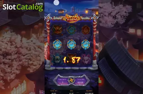 Οθόνη8. Ninja Vixens Κουλοχέρης