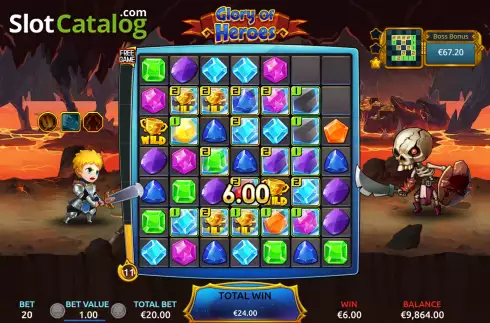 Οθόνη8. Glory of Heroes Remastered Κουλοχέρης 