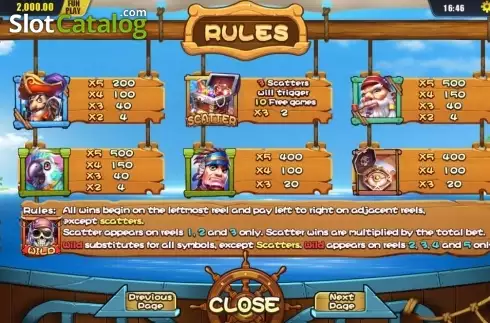 Οθόνη5. Pirates Treasure (Dream Tech) Κουλοχέρης