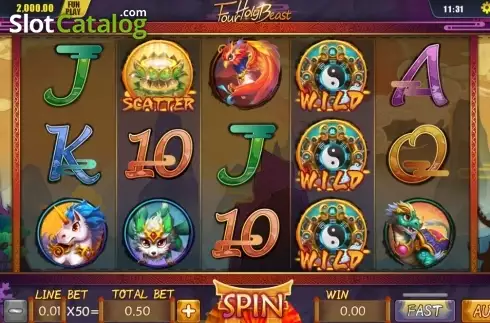 Οθόνη2. Four Holy Beast Κουλοχέρης 