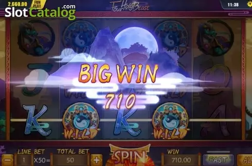 Οθόνη4. Four Holy Beast Κουλοχέρης 