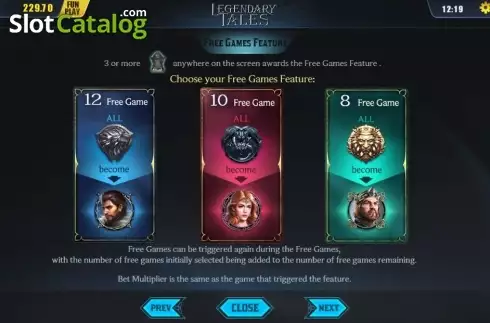 Οθόνη8. Legendary Tales Κουλοχέρης
