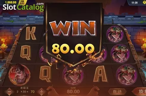 Οθόνη3. Clash of Three Kingdoms Κουλοχέρης 