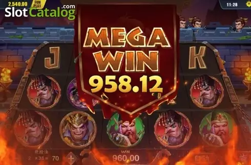 Οθόνη5. Clash of Three Kingdoms Κουλοχέρης 
