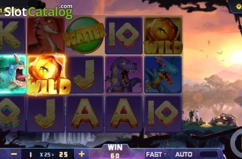 Οθόνη4. Dinosaur World Κουλοχέρης