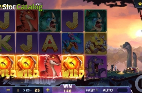 Οθόνη6. Dinosaur World Κουλοχέρης