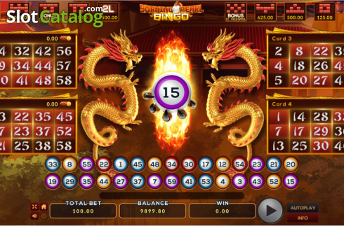 Οθόνη3. Burning Pearl Bingo Κουλοχέρης