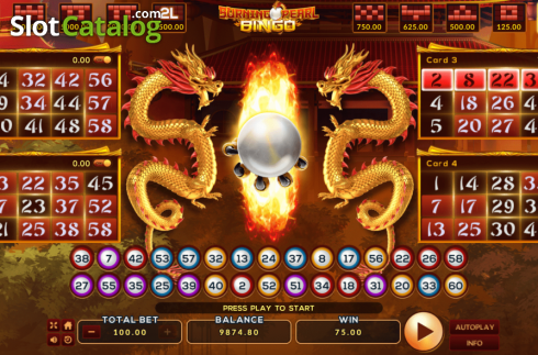 Οθόνη4. Burning Pearl Bingo Κουλοχέρης