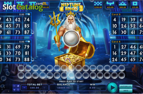 Οθόνη2. Neptune Bingo Κουλοχέρης 