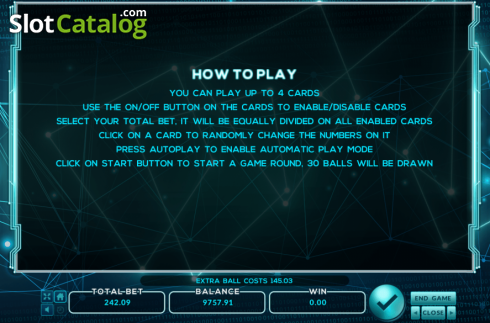 Οθόνη4. Cryptomania Bingo Κουλοχέρης