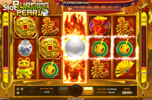 Οθόνη4. Burning Pearl Κουλοχέρης