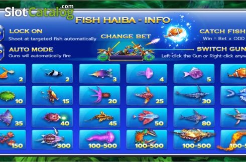 Οθόνη4. Fish Hunter Haiba Κουλοχέρης