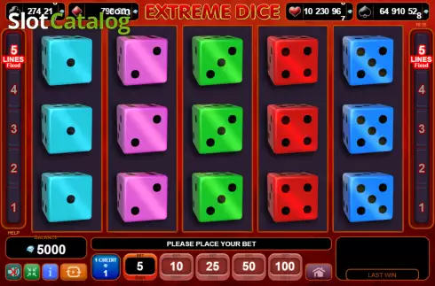 Οθόνη2. Extreme Dice Κουλοχέρης 