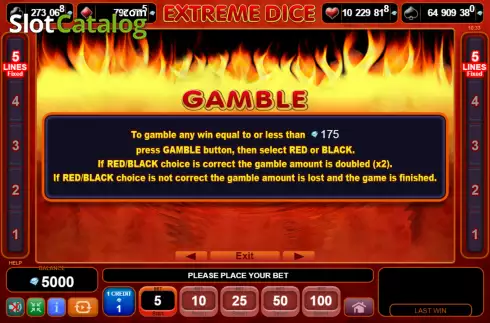 Οθόνη7. Extreme Dice Κουλοχέρης 