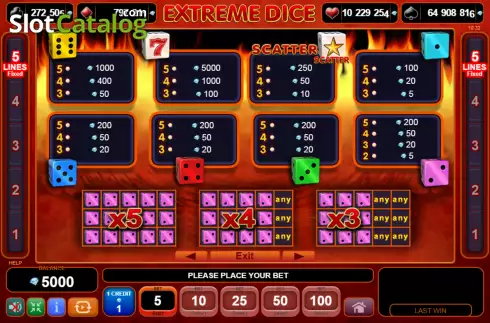 Οθόνη8. Extreme Dice Κουλοχέρης 