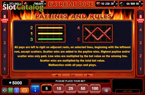 Οθόνη9. Extreme Dice Κουλοχέρης 