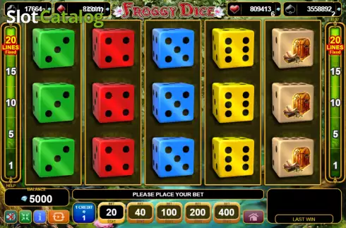 Οθόνη2. Froggy Dice Κουλοχέρης