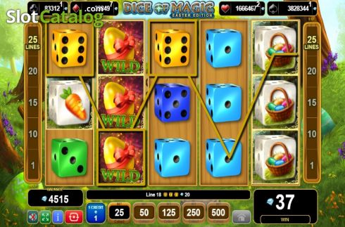 Οθόνη5. Dice of Magic Easter Edition Κουλοχέρης