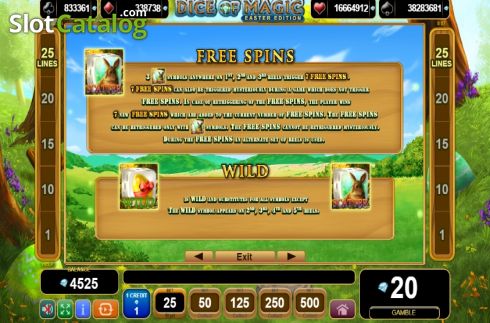 Οθόνη7. Dice of Magic Easter Edition Κουλοχέρης