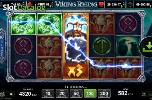Οθόνη3. Viking Rising Κουλοχέρης