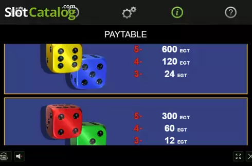 Οθόνη8. 40 Luxury Dice Κουλοχέρης