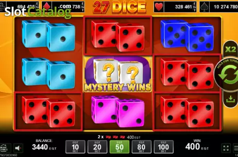 Οθόνη3. 27 Dice Κουλοχέρης