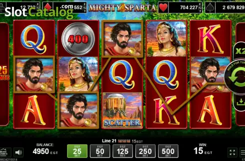 Οθόνη2. Mighty Sparta Κουλοχέρης