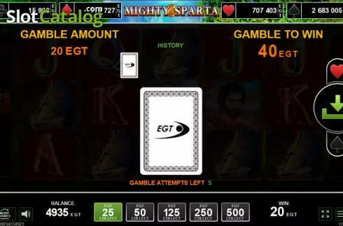 Οθόνη4. Mighty Sparta Κουλοχέρης