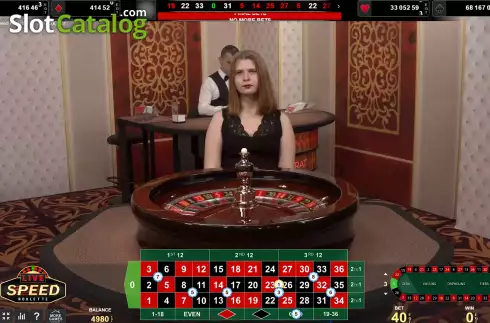 Οθόνη3. Live Speed Roulette (Amusnet) Κουλοχέρης 
