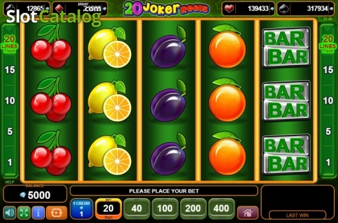 Οθόνη2. 20 Joker Reels Κουλοχέρης