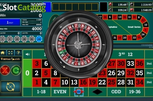 Οθόνη4. Virtual Roulette (Amusnet) Κουλοχέρης